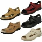 Ladies Easy B Casual Strappy Sandals Snowflake