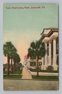 Postkarte Laura Street Blick North Jacksonville Florida - Bild 1 von 2