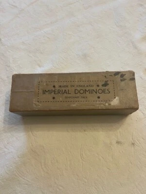 Vintage Empire Dominoes British Made Marked Temporary Pack On The Box - Image 1 of 4