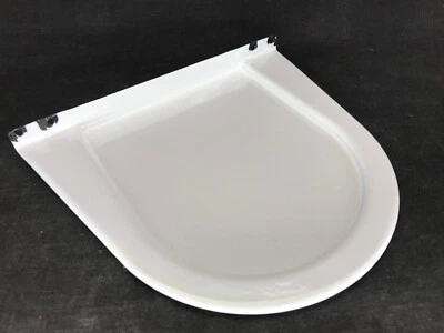 Tôle émaillée blanche  / ancien porte savon mural en bon état / vintage - Photo 1/4