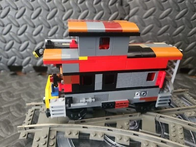 Lego City Town Train - Caboose 6x18 Personalizado - Óxido Antiguo Look Lote 3 Foto 1 de 4