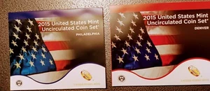 2015 United States Mint Uncirculated Coin Set (Denver Set & Philadelphia Set) - Picture 1 of 7