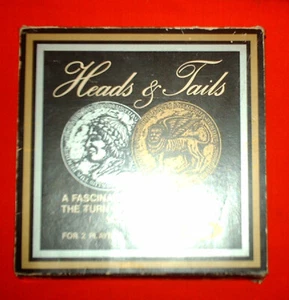 1981 Heads & Tails Strategy Game By Ideal Boxed Complete Very Good Condition - Picture 1 of 2