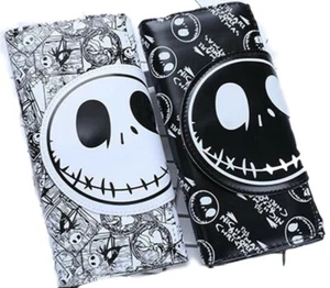 Nightmare Before Christmas Jack Skellington Leather Wallet Cute Cartoon Purse - Picture 1 of 8