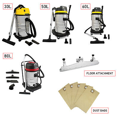 Industrial Wet & Dry Vacuum Cleaner Commercial Stainless Steel Equipment Tools • 149.99£