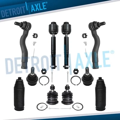 Front Upper & Lower Ball Joints Tie Rods for 2008 - 2019 Toyota Tundra Sequoia - Image 1 of 4