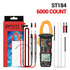 St184 Digital Clamp Meter Multimeter Ac/Dc Voltage Current Tester (Yellow)