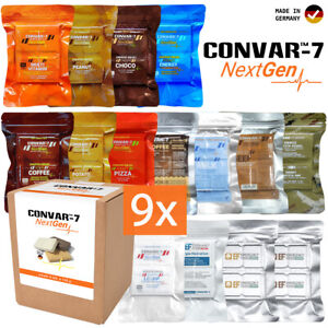 Convar-7 NextGen Energieriegel 9er Karton (9x 120 g) Snack Outdoor Verpflegung
