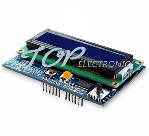 NUEVO Diseño I2C 1602 Pantalla LCD para Arduino Azul LCD 2 PINES - Imagen 1 de 3
