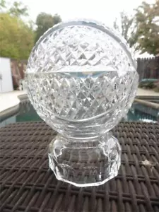 Sculptured Crystal Made in Ireland Baseball Paperweight - Picture 1 of 7