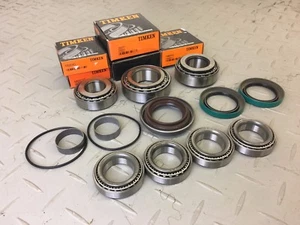JAGUAR XJS XJ6 XJ12 DIFFERENTIAL DIFF REBUILD KIT BEARINGS SEALS TIMKEN PINION - Picture 1 of 4