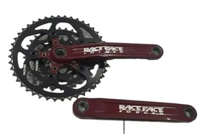 Raceface Turbine Crankset Retro Vintage Red Kona Forged - Picture 1 of 3