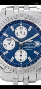 Breitling Chronomat Evolution  A13356 überh.  Zust.1b Stahl bl. Zifferblatt - Bild 1 von 22