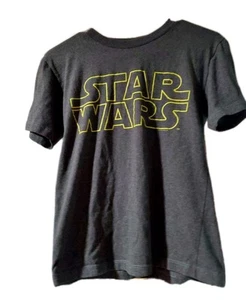 Old Navy Star Wars T-Shirt Gray Logo Graphic Short Sleeve Tee Small - Picture 1 of 5