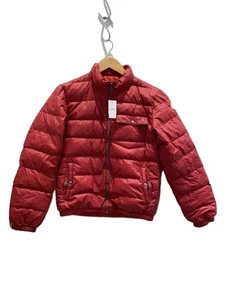 MonCLER Down Jacket -- Polyester Red g32-003 ENA Giubbotto Used - Picture 1 of 6