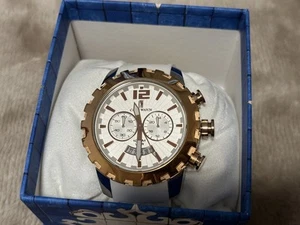 Capri Watch Os21-10 316L Analog Quartz Men Men'S White Vintage 111146570 - Picture 1 of 8