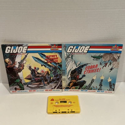 Vtg G.I. Joe Destro’s Doomsday Auction Cobra Strikes Book Cassette Tape 1986 GI - Image 1 of 4