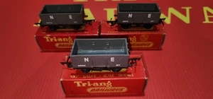 Tri-ang R112 NE Goods Dropside Wagons, QTY 3, Excellent Condition, Boxed. - Picture 1 of 7