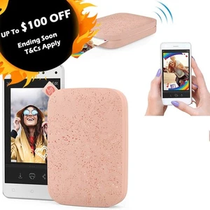 HP Sprocket SP200 Portable 2x3" Instant Photo Printer+Zink HPISPP/1AS89A BLUSH - Picture 1 of 4