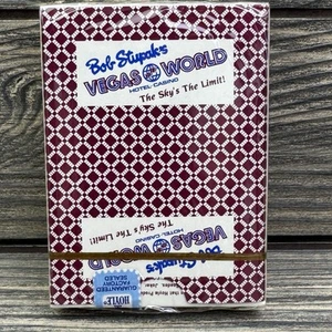 Bob Stupak's Vegas World Casino Hoyle Professional Playing Cards PGC New Sealed - Picture 1 of 7