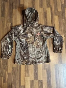 Game Winner RealTree Camoflauge Hooded Jacket Zip Women's Size Large - Picture 1 of 9