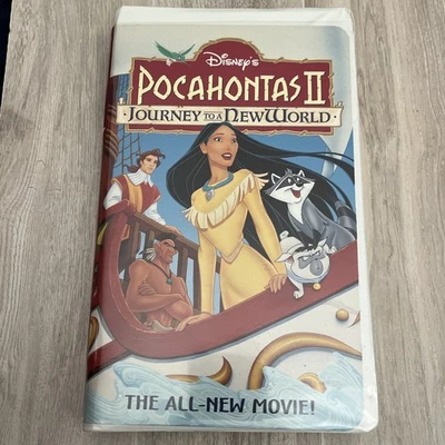 New/Sealed Disney POCAHONTAS II 1995 VHS Journey To A New World - Imagem 1 de 4