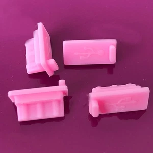 10X USB Dust Plug Charger Port Cover Cap Female Jack Interface Dustproof Protect - Photo 1 sur 15