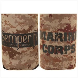 Vanguard MARINE CORPS DESERT KOOZIE: CAN COVER - SEMPER FI - Picture 1 of 1
