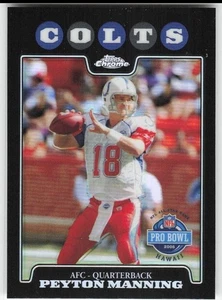 2008 Topps Chrome #TC143 Peyton Manning FOOTBALL Indianapolis Colts - Picture 1 of 2