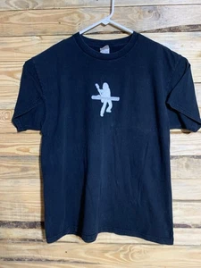 Vintage Style Anthony Gomes Tee XL Black Fruit of the Loom Heavy Cotton Y2K Rock - Picture 1 of 13