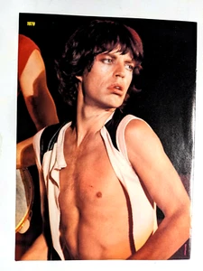 ROLLING STONES / MICK JAGGER LIVE / MAGAZINE FULL PAGE PINUP POSTER CLIPPING (3) - Picture 1 of 2
