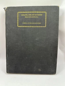 E H Blakeney  Horace on the Art of Poetry 1928 Numbered 24/750 - Bild 1 von 9