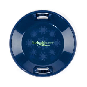 Lucky Bums Circular Saucer Snow Sled for Winter Sledding, 25 Inch Diameter, Blue - Picture 1 of 5