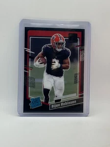 2023 Donruss Clearly Bijan Robinson Black Parallel #03/10 Rookie COLOR MATCH - Picture 1 of 6