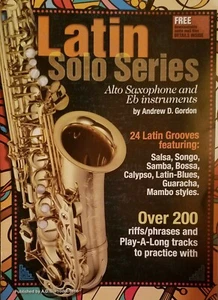 Serie Latin Solo Para Saxo Alto (Eb) Libro/Archivos de Audio - Imagen 1 de 2