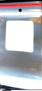SPEDIZIONE GRATUITA ~ 4 Mil Blocco Bianco 3 X 5" Foro da Appendere Sacchetti Chiudibili Confezione da 1000 - Foto 1 di 2