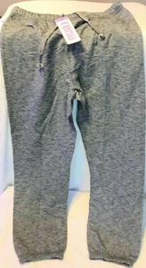Sweats pants for women black and grey colors Large pull strings legs long length - Picture 1 of 9