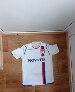 OLYMPIQUE LYON 2008/2009 HOME FOOTBALL SHIRT UMBRO SOCCER JERSEY SIZE Youth L - Picture 1 of 5