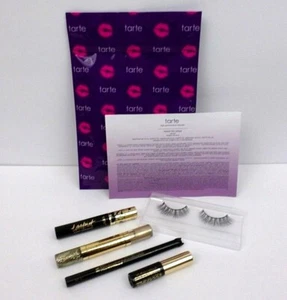 Tarte Master the Cateye Travel Sized 5 Pc Eye Set Liner Lashes Adhesive Mascara - Picture 1 of 10