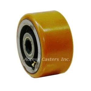 4VCR201AS 4" x 2" Wheel for Crown GPW Walkie, Roller Bearings, Poly on Cast Iron - Picture 1 of 1