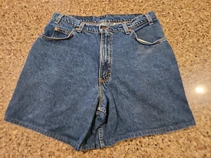 Levi 565 Shorts Orange Tab Mens 36 Wide Leg Denim Vintage USA - Picture 1 of 9