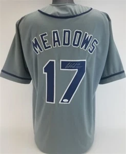 Austin Meadows Signed Tampa Bay Rays Jersey (JSA COA) 2019 All Star Outfielder - Picture 1 of 6