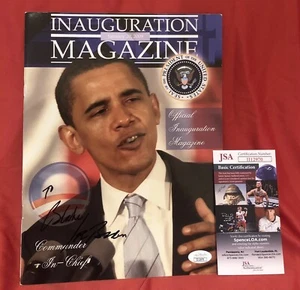 PRESIDENT JOE BIDEN SIGNED OFFICIAL 2009 INAUGURATION MAGAZINE WITH JSA COA  - Picture 1 of 4