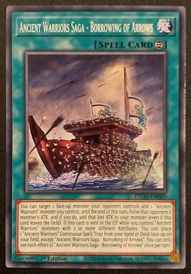 Ancient Warriors Sage - Borrowing of Arrows | ETCO-EN069 | 1st Edition | YuGiOh - Image 1 of 3