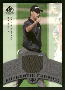 2005 SP Signature Golf Chris DiMarco Authentic Fabrics MEM #AF-CD Card - Picture 1 of 2