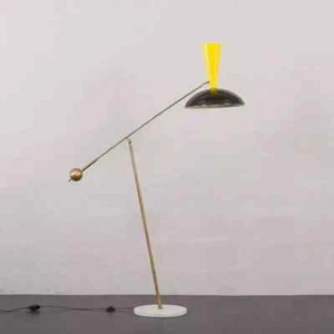Vintage Mid-Century Modern Floor Lamp Light Fixture Style Adjustable Living Bed - Picture 1 of 9