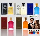 5 x 100ml Men?s perfume Eau De Toilette Spray Gift Pack Men?s Fragrance Limited