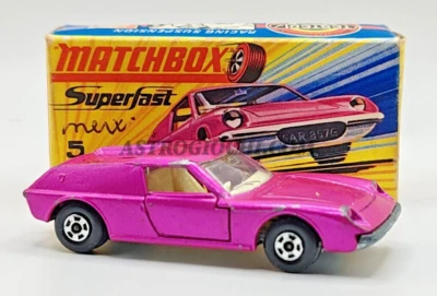 MATCHBOX LESNEY SUPERFAST LOTUS EUROPA VINTAGE 1969 DIECAST IN BOX - Immagine 1 di 4