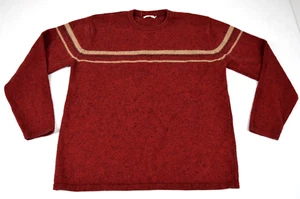 Vintage Sweater BKE 67 Size M/L 90s Brick Red Black Fleck Crew Cobain Special - Picture 1 of 8
