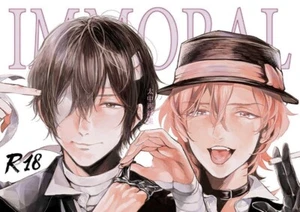 NEU Yaoi 100+ SEITEN Bungo Streunerhunde Dazai Chuuya Doujinshi Soukoku Chuya - Bild 1 von 3